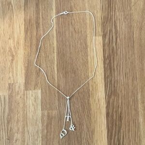 Tiffany & Co Sterling Silver Logo Necklace